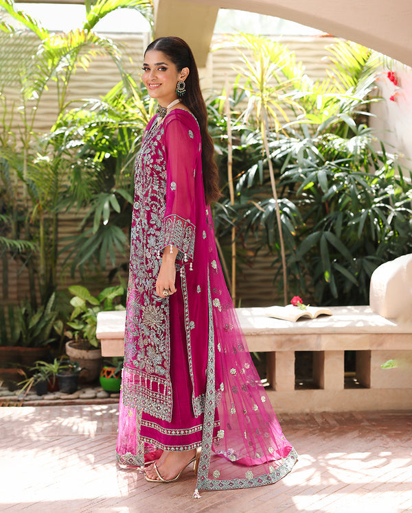 Roheenaz | Aangan Chiffon Collection 25 | Eira - Pakistani Designer Dress - by Roheenaz - Type : Ladies Clothes - 100% Original at Saira Sultan