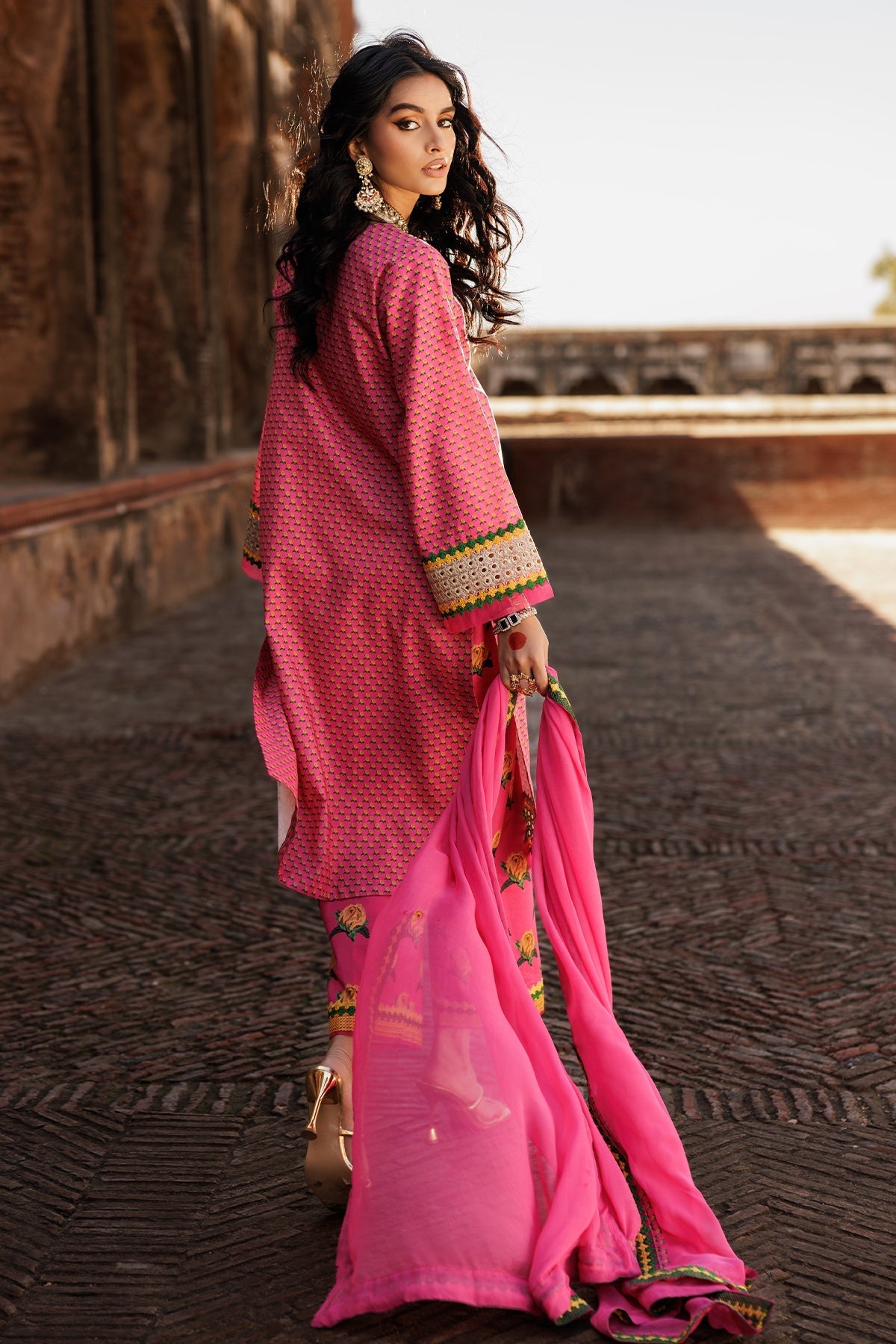 Charizma | Niche Eid Edit | CNP-5-41 S Lipstick Pink Lawn