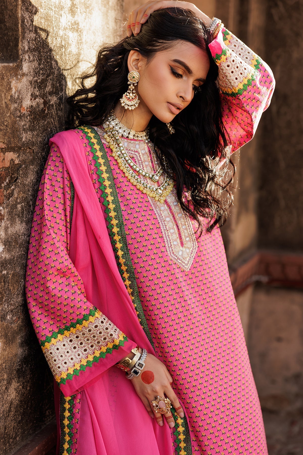 Charizma | Niche Eid Edit | CNP-5-41 M Lipstick Pink Lawn