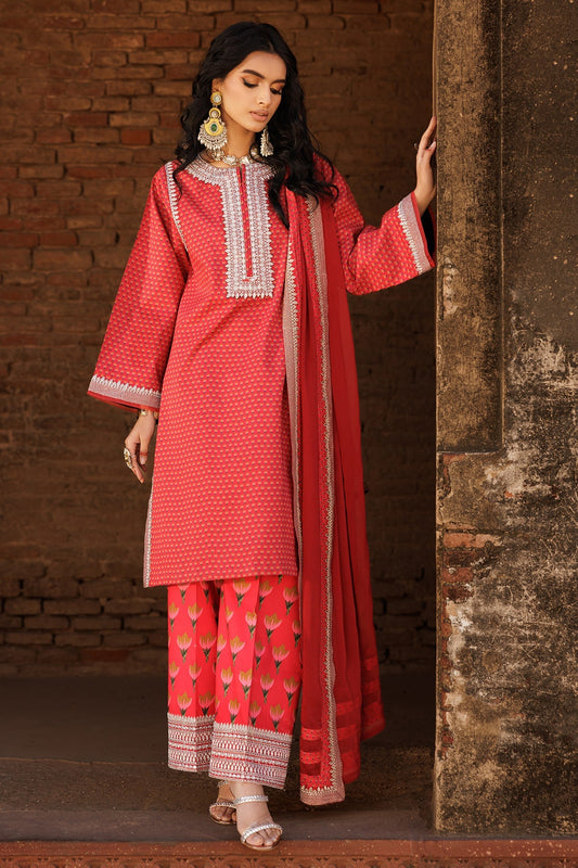 Charizma | Niche Eid Edit | CNP-5-39 XS Pinkish Orange Lawn