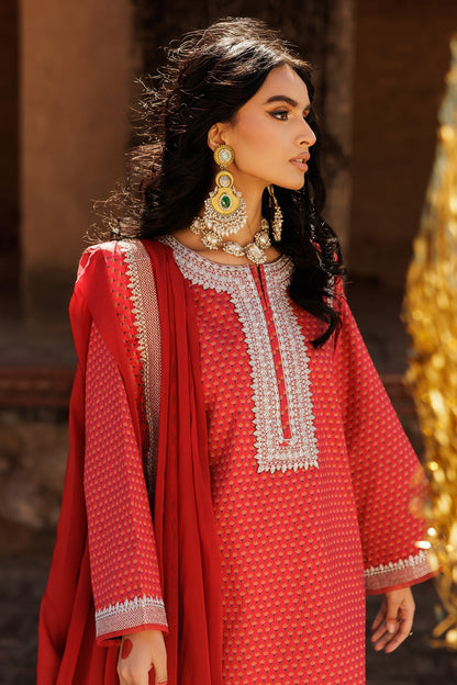 Charizma | Niche Eid Edit | CNP-5-39 M Pinkish Orange Lawn