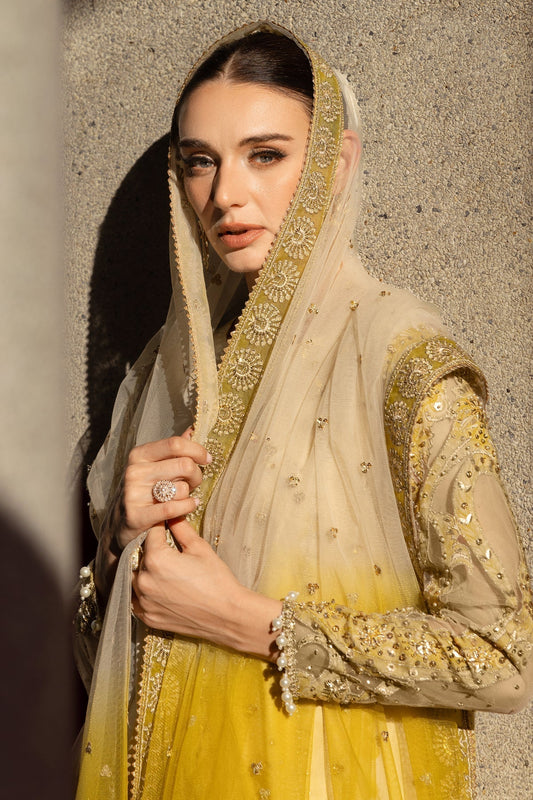 Charizma | Festive Limited Edition 25 | ED5-04 XS Pastel Yellow Lawn
