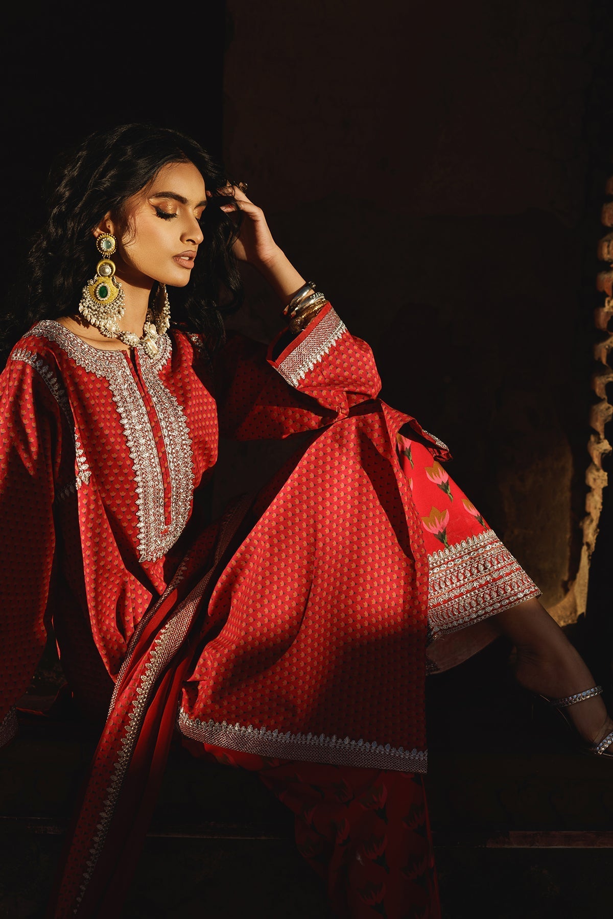 Charizma | Niche Eid Edit | CNP-5-39 L Pinkish Orange Lawn