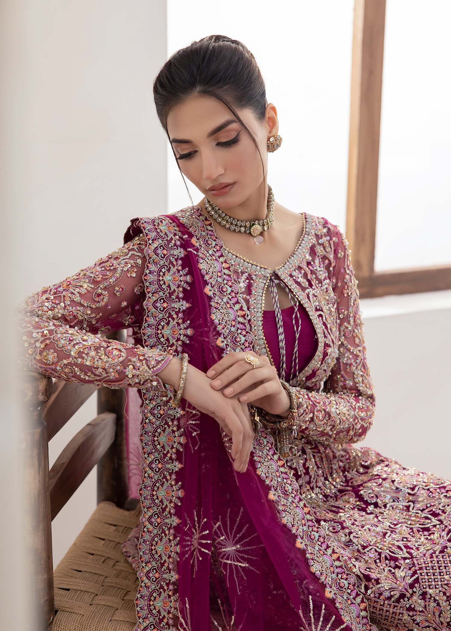 Kanwal Malik | Mirha Eid Luxury Pret 25 | Kaira M Plum Net