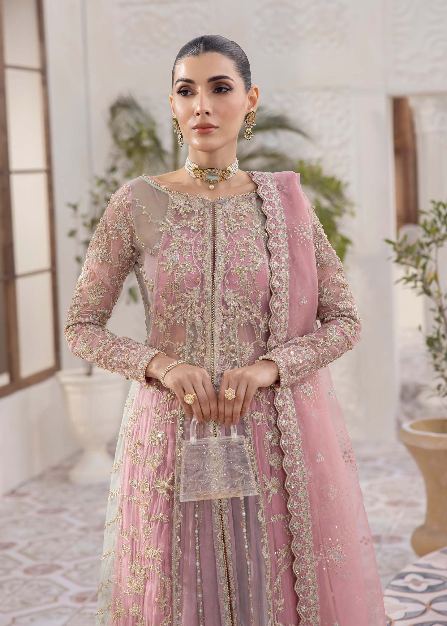 Kanwal Malik | Mirha Eid Luxury Pret 25 | Sanya XL Pink Organza