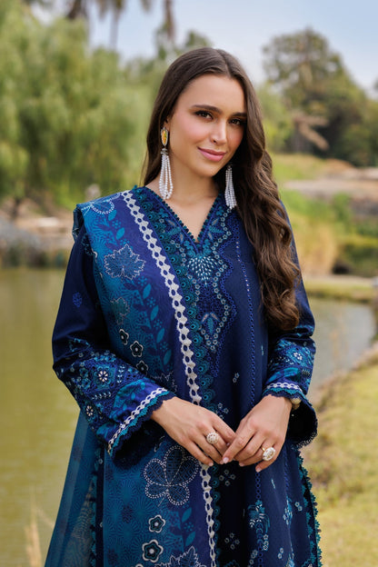Xenia Formals | Luxury Lawn 25 | MURCIA L Deep Blue Lawn