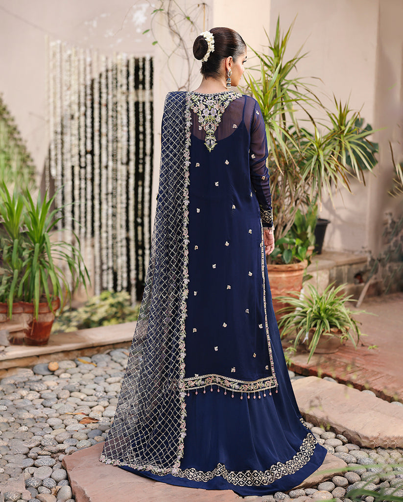 Roheenaz | Aangan Chiffon Collection 25 | Nilofar - Pakistani Designer Dress - by Roheenaz - Type : Ladies Clothes - 100% Original at Saira Sultan