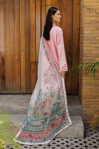 Xenia Formals | Luxury Lawn 25 | TURIN S Pink Lawn