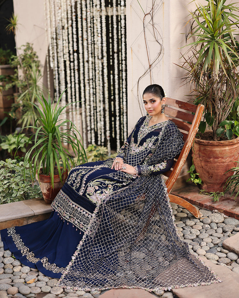 Roheenaz | Aangan Chiffon Collection 25 | Nilofar - Pakistani Designer Dress - by Roheenaz - Type : Ladies Clothes - 100% Original at Saira Sultan