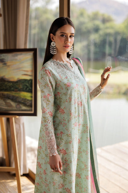 Xenia Formals | Luxury Lawn 25 | BARRIE M Mint Lawn