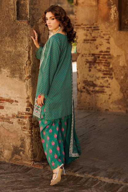 Charizma | Niche Eid Edit | CNP-5-35A S Teal Green Lawn