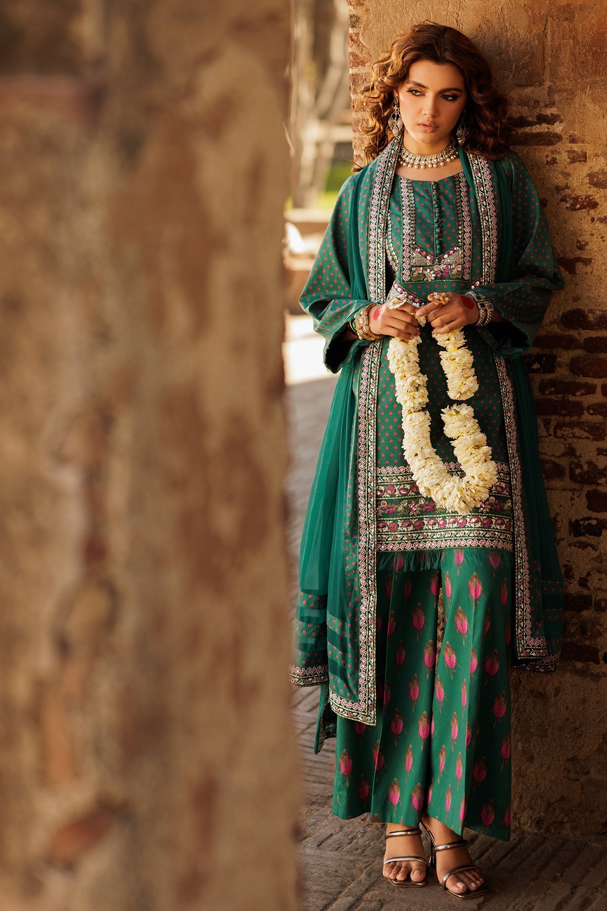 Charizma | Niche Eid Edit | CNP-5-35A XL Teal Green Lawn