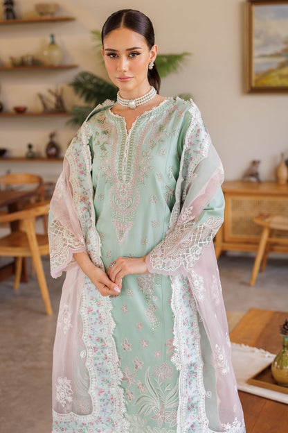 Xenia Formals | Luxury Lawn 25 | KSENIA L Ice Blue Lawn
