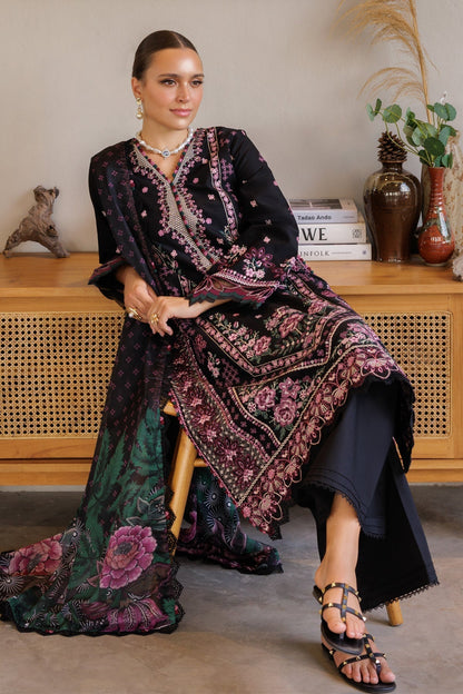 Xenia Formals | Luxury Lawn 25 | ZITA XL Black Lawn