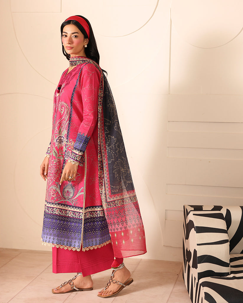 Roheenaz | Pareesa Cambric | Rameen - Pakistani Designer Dress - by Roheenaz - Type : Ladies Clothes - 100% Original at Saira Sultan
