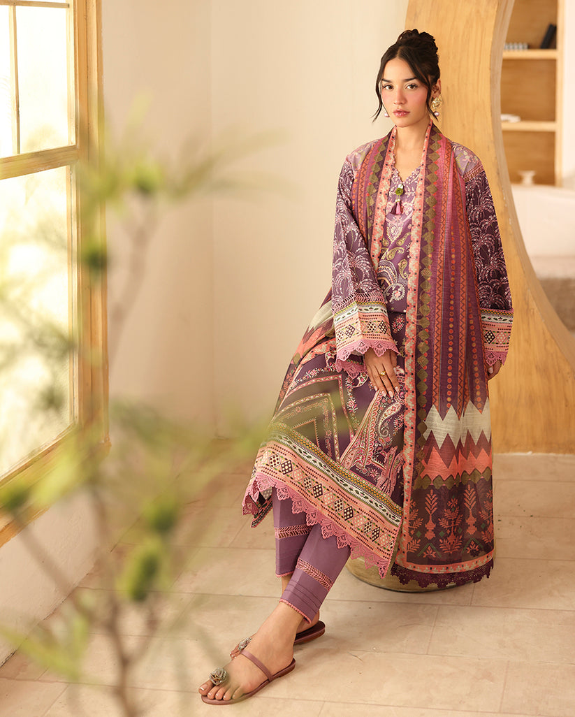 Roheenaz | Pareesa Cambric | Mahveena - Pakistani Designer Dress - by Roheenaz - Type : Ladies Clothes - 100% Original at Saira Sultan