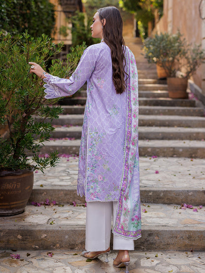 Rajbari | Floral Symphony Lawn 25 | RB-11 S Lilac Lawn