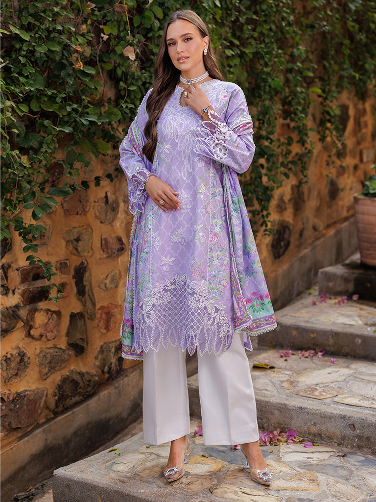 Rajbari | Floral Symphony Lawn 25 | RB-11 XS Lilac Lawn