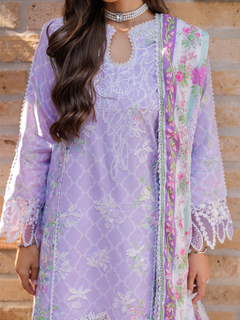 Rajbari | Floral Symphony Lawn 25 | RB-11 M Lilac Lawn