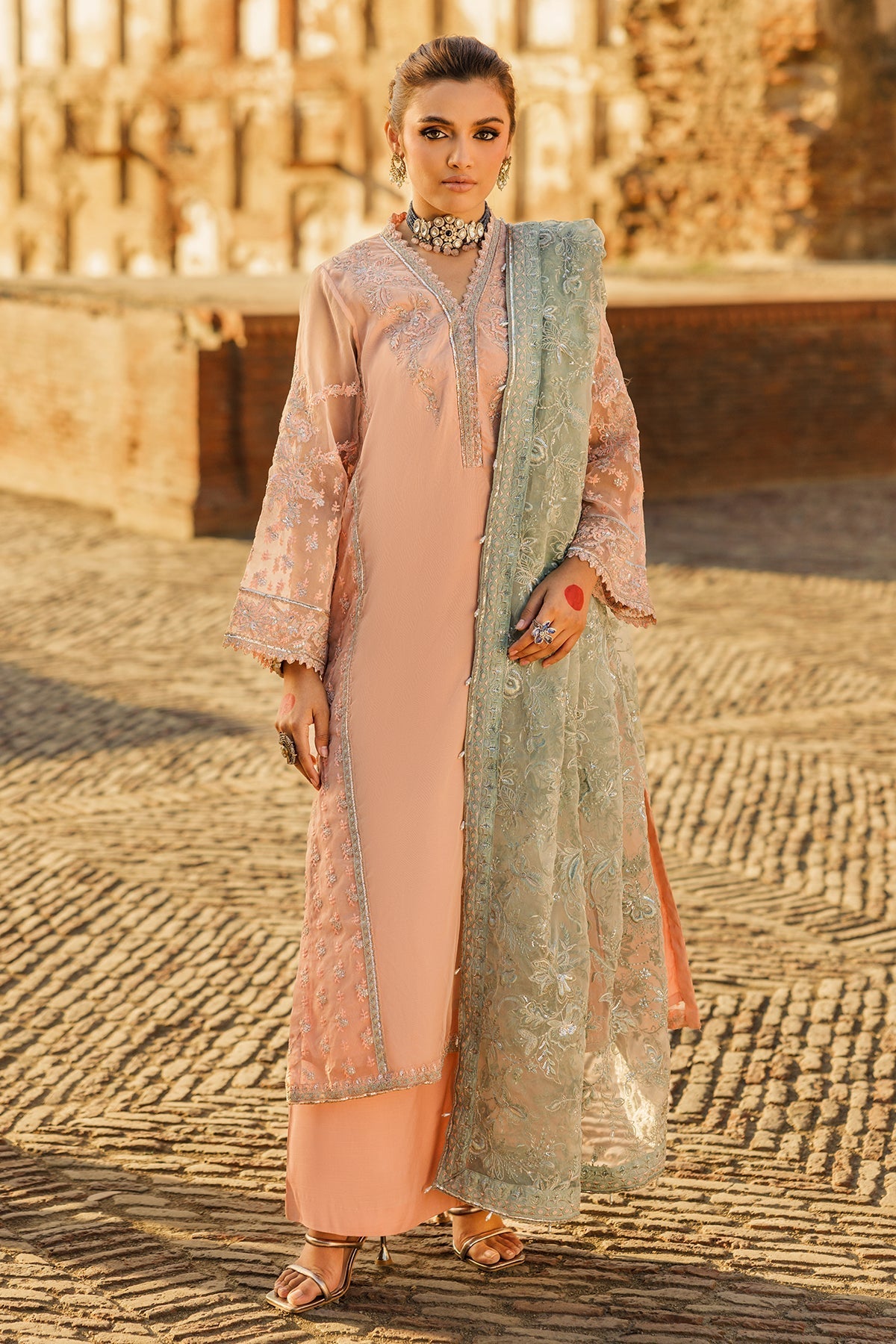 Charizma | Festive Pret | CMA-5-037 P - Pakistani Designer Dress - by Charizma - Type : Ladies Clothes - 100% Original at Saira Sultan