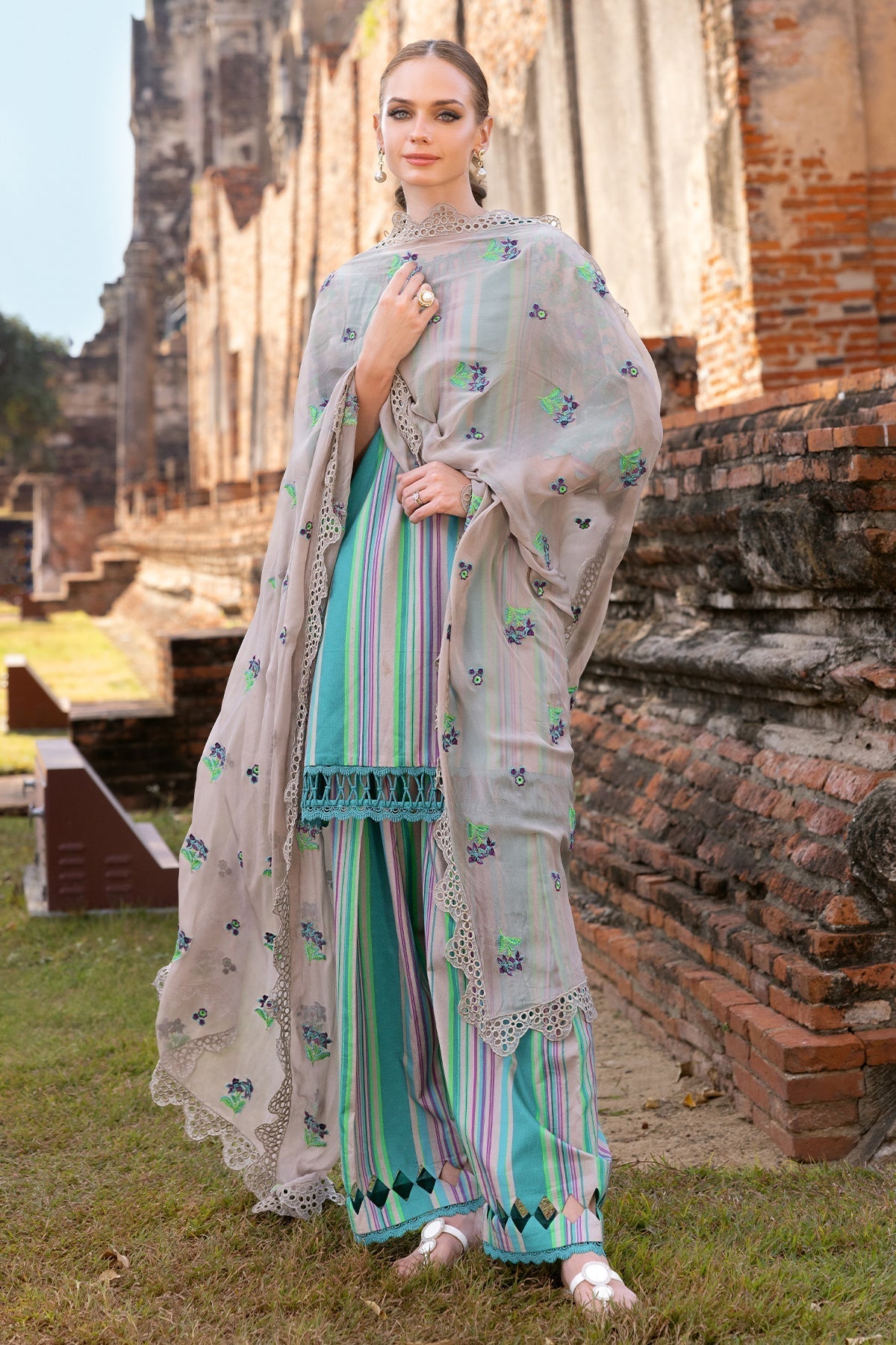 Charizma | Print Melody 25 | PM5-06 XL Aqua Lawn