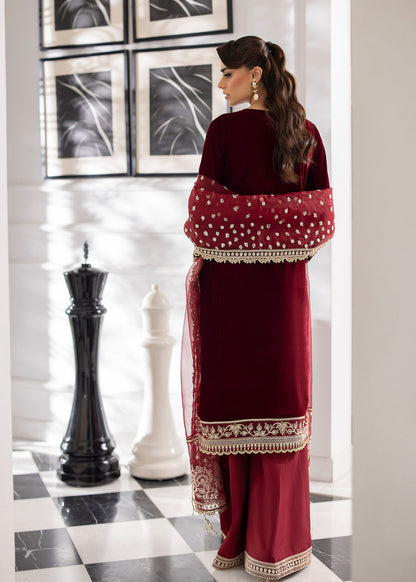 Sardinia | La More 24 | Maroon Muse - Pakistani Designer Dress - by Sardinia | Type: Ladies Clothes - 100% Original at Saira Sultan