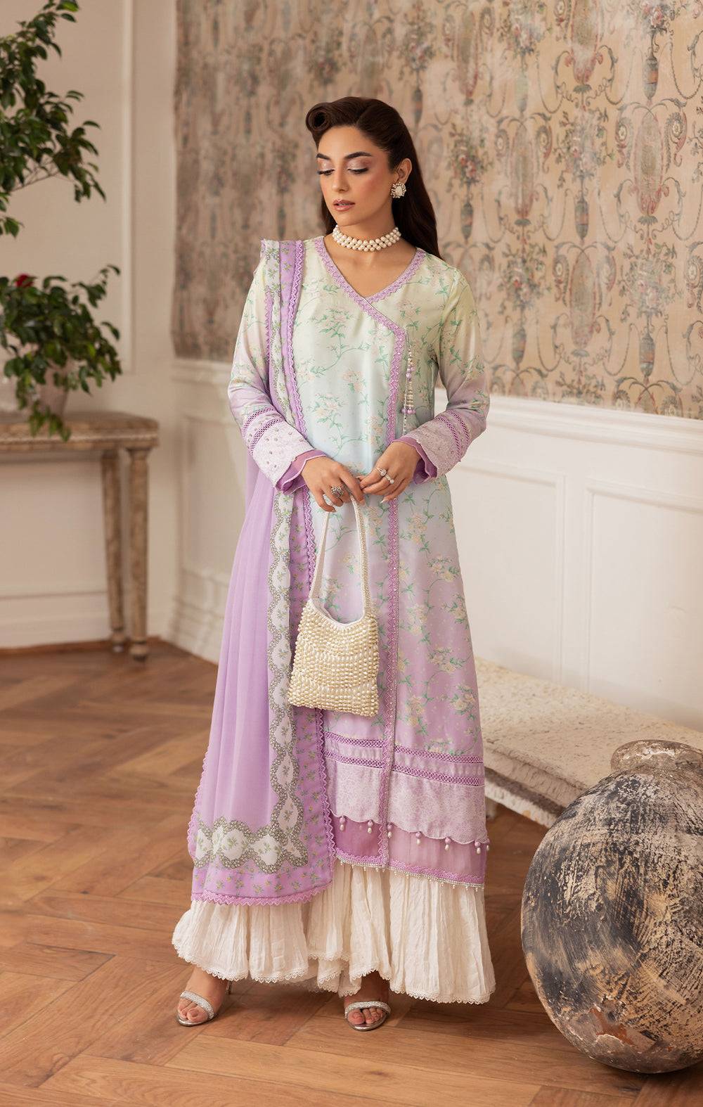 Maya | Eloura Silk Pret 25 |LUMA - Pakistani Designer Dress - by Maya - Type : Ladies Clothes - 100% Original at Saira Sultan