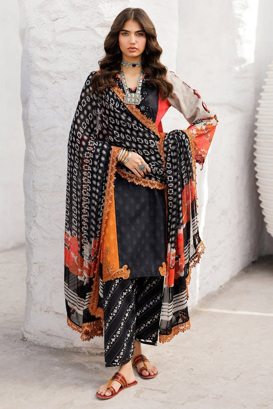 Charizma | Rangoli Lawn | CRO5-01 XS Black Lawn