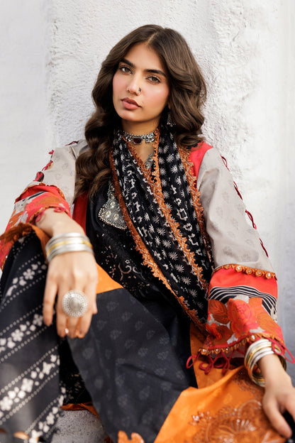 Charizma | Rangoli Lawn | CRO5-01 L Black Lawn