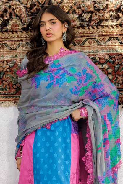 Charizma | Rangoli Lawn | CRO5-02 M Multi Lawn