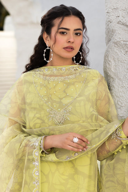 Charizma | Festive Pret | CMA-5-012 L Lime Organza