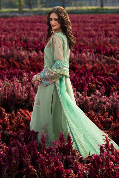 Charizma | Festive Pret | CMA-5-110 M Pistachio Green Organza