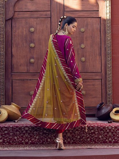Salitex | Signature Festive Chiffon | SUNW6JI015UT S Magenta Paper Cotton