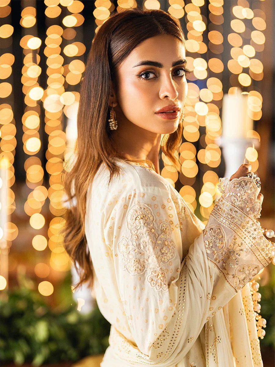 Salitex | Signature Festive Chiffon | UNS25WW011UT M Ivory Cambric