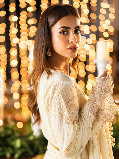 Salitex | Signature Festive Chiffon | UNS25WW011UT M Ivory Cambric