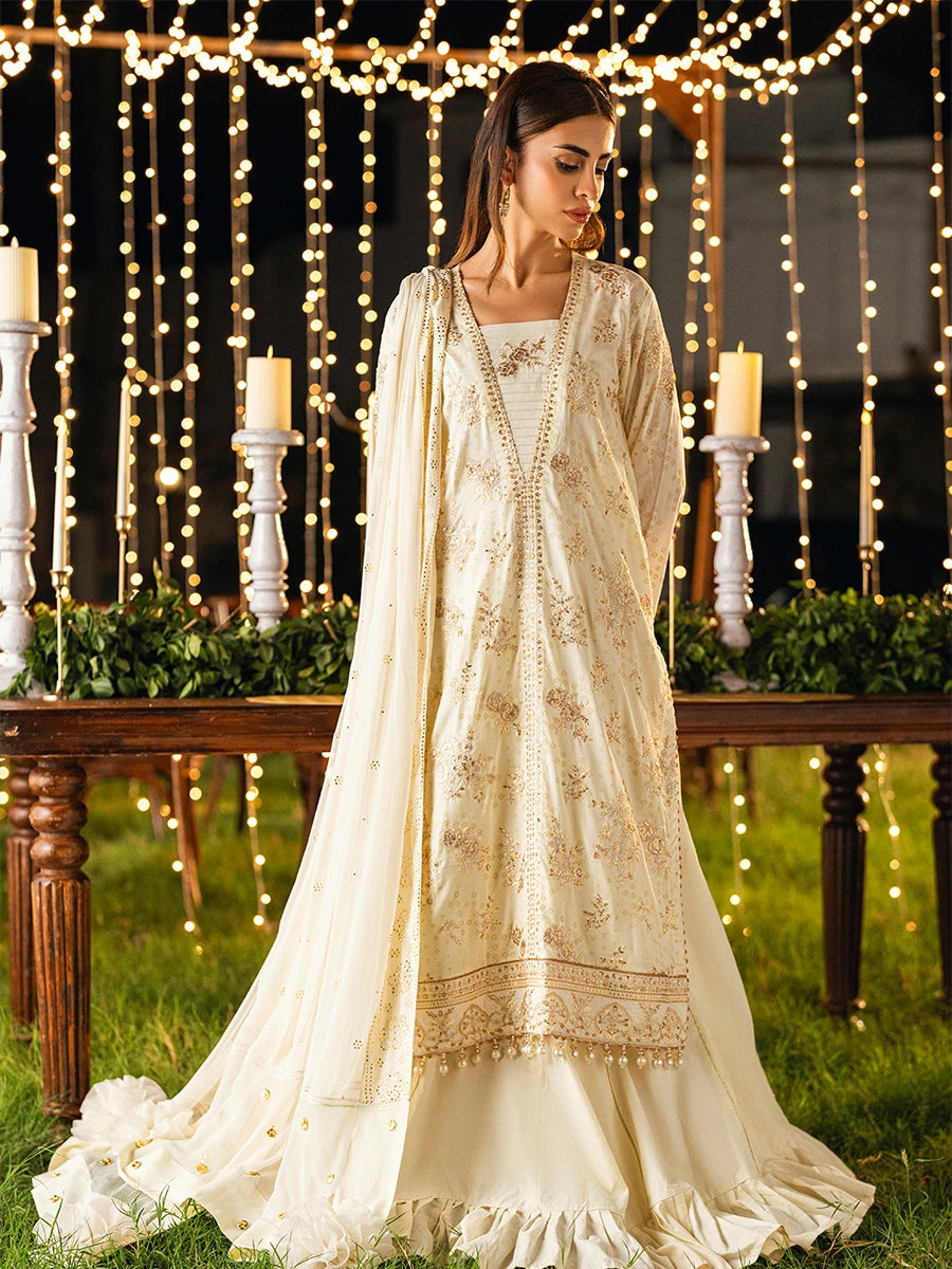 Salitex | Signature Festive Chiffon | UNS25WW011UT XL Ivory Cambric