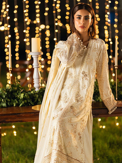 Salitex | Signature Festive Chiffon | UNS25WW011UT L Ivory Cambric