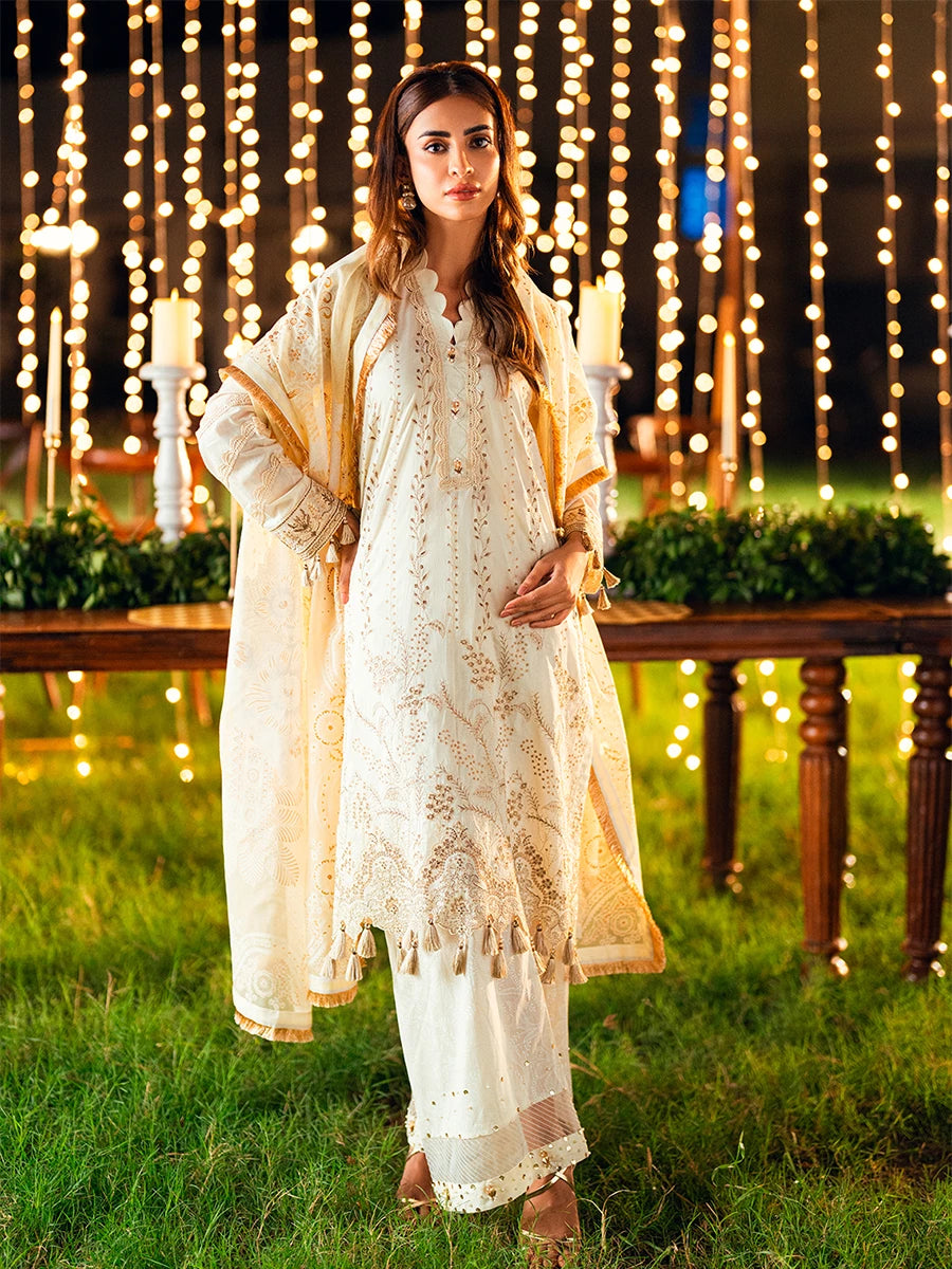 Salitex | Signature Festive Chiffon | UNS25WW012UT XL Cream Cambric