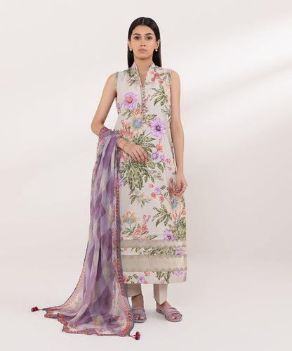 Sapphire | Intermix 2024 | Cambric Suit S-28 - Pakistani Designer Dress - by Sapphire | Type: Casuals - 100% Original at Saira Sultan