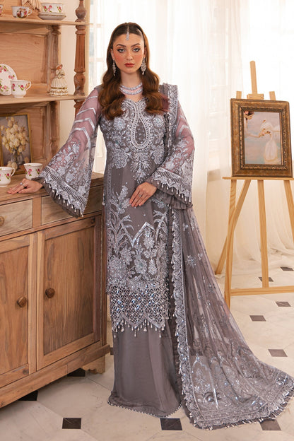 Raeesa Premium | Ada Premium Collection | HU - 45 Mara XS Gray Organza