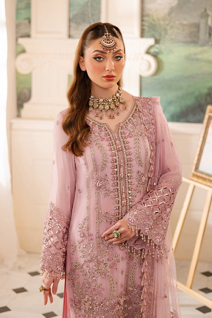 Raeesa Premium | Ada Premium Collection | HU - 50 Kitra XL Pink Chiffon