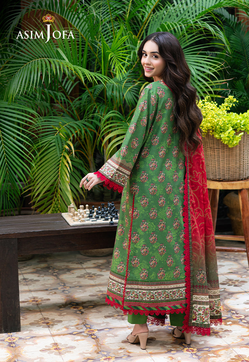 Asim Jofa | Prints Drop 2 | AJUUB-40 L Green Lawn