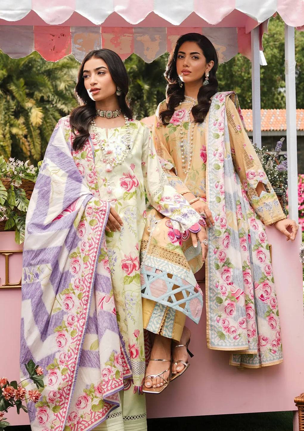 Elaf Premium | Printed Collection 24 | EEP-03B - Meadow Magic - Pakistani Designer Dress - by Elaf Premium | Type: Casuals - 100% Original at Saira Sultan