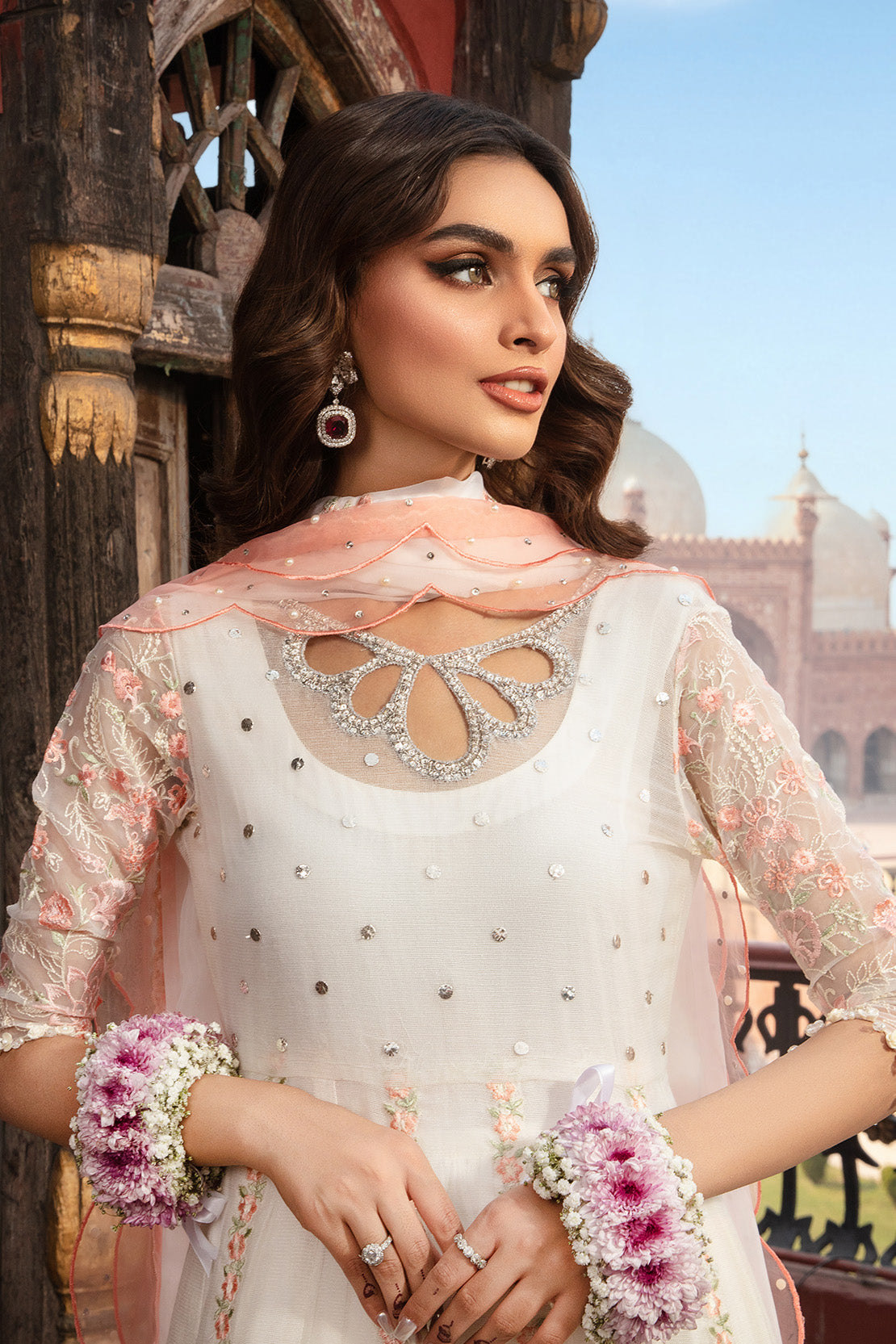 So Kamal | Wedding Festive 24 | KHAWAAB L White Khadi Net