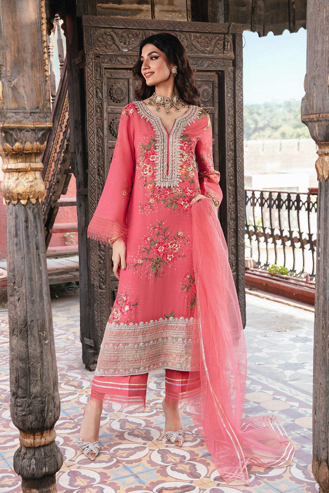 So Kamal | Wedding Festive 24 | TROPICA S Pink Net