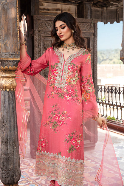 So Kamal | Wedding Festive 24 | TROPICA M Pink Net