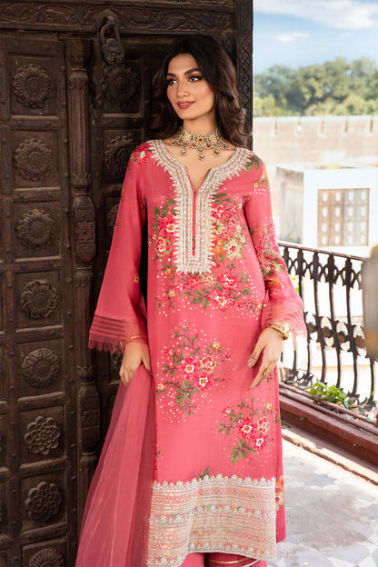 So Kamal | Wedding Festive 24 | TROPICA L Pink Net