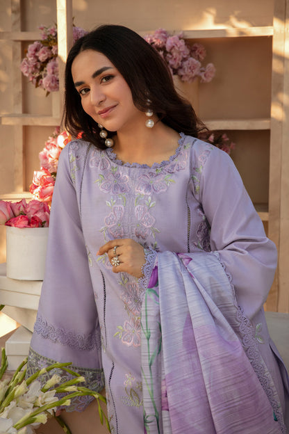 Rangrasiya | Florence Summer Edit 25 | Haneen M Light Lavender Lawn