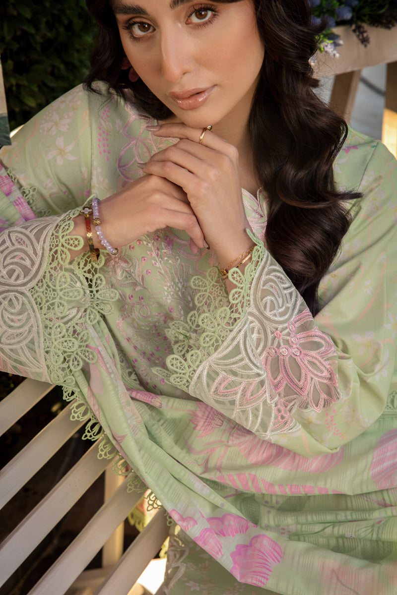Rangrasiya | Florence Summer Edit 25 | Haniya Custom Size Neon Mint Lawn