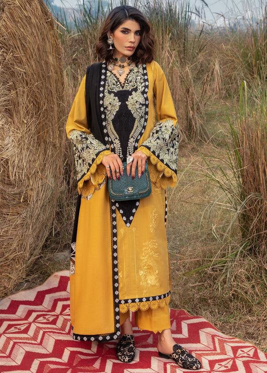 Saira Shakira | Raya Winter Stitched 23 | Amber - Pakistani Designer Dress - by Saira Shakira | Type: Luxury - 100% Original at Saira Sultan